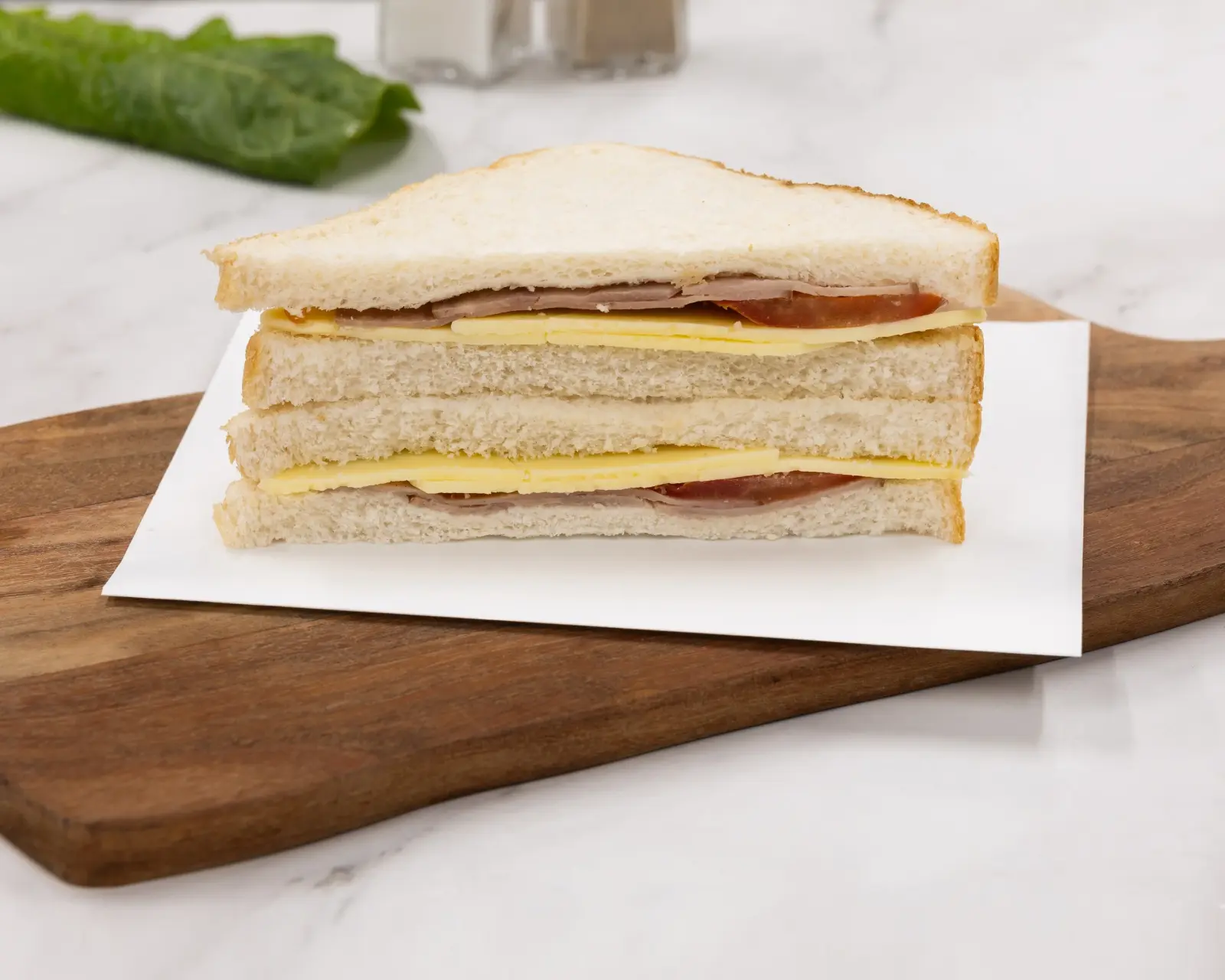 Ham, Cheese & Tomato Sandwich