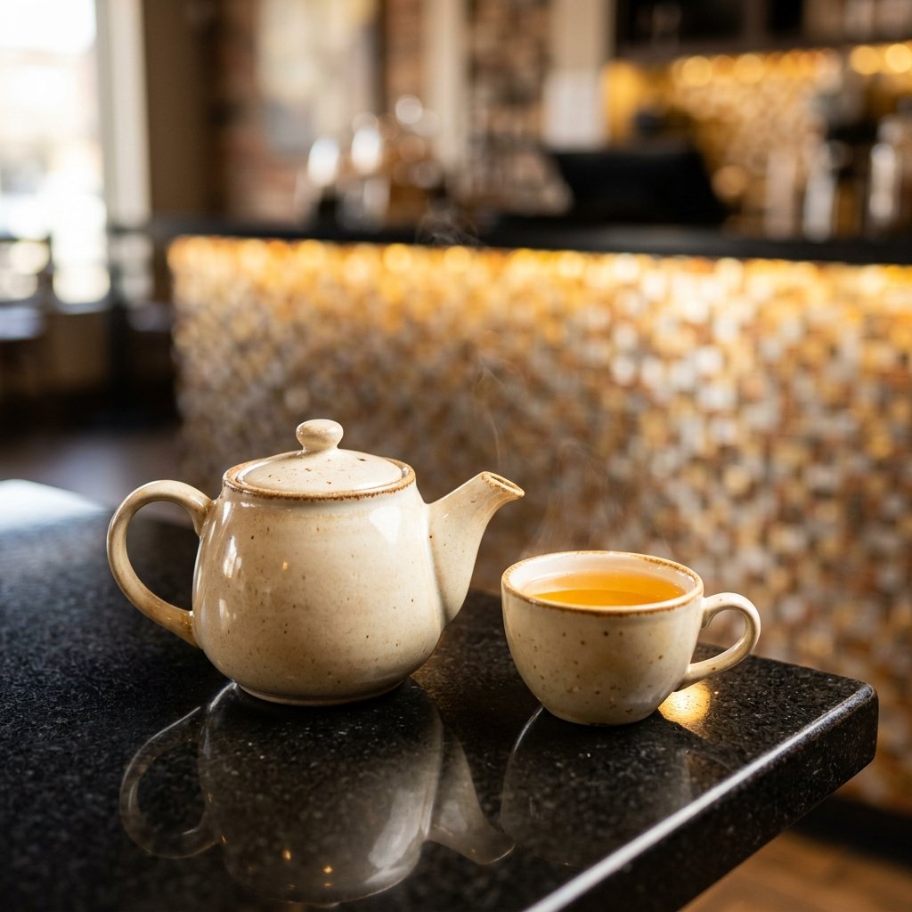 Tea for One served at Allure Cafe Perth counter